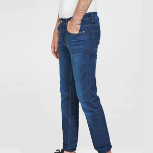 กางเกงยีนส์ทรงตรงผ้าเดนิมเนื้อแน่นสำหรับผู้ชาย ใส่ได้ทั้งฤดูหนาวและฤดูใบไม้ผลิ ระบายอากาศได้ดี ซักได้ ปิดด้วยซิปและกระดุม คุณภาพเยี่ยม - Product Image 5