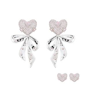 Joyería de moda Pendientes de corazón elegantes para mujer - Product Image 4