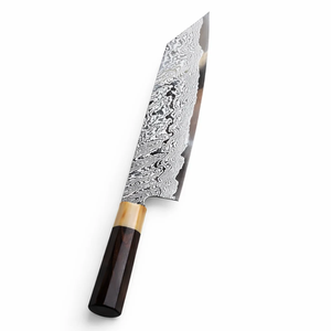 Cuchillo de Chef LEGACY BLADES de Calidad Premium, Acero de Damasco, Hecho a Mano, Mango de Madera, Ambidiestro, Cuchillo de Cocina Moderno - Product Image 1