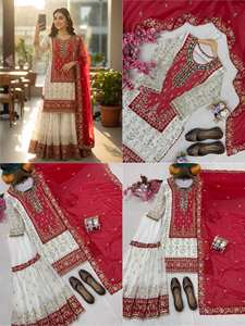 Realza la Belleza de tu Armario con este Conjunto de Salwar Kameez Recién Lanzado para Mujer - Estilo Moderno para Fiestas - Product Image 6