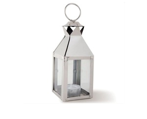 Wholesale Selling Portable Eco-Friendly <b>Silver</b> Color Metal Candle <b>Lantern</b> With Shiny <b>Silver</b> Finished <b>Lantern</b> for Christmas - Product Image 1