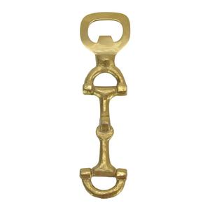 Ouvre-bouteille de luxe en aluminium léger avec poignée en forme d'étrier de cheval doré, facile à saisir, décoratif, idéal pour les articles cadeaux - Product Image 5