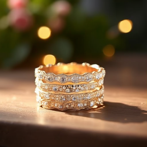 Sparkling Crystal Bracelets & <b>Bangles</b> <b>Set</b> 10575632PK_2.4 for Weddings & Festive Wear - Product Image 3