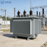 Transformador de Distribución Trifásico de Potencia Elevadora/Reductora de 50kva 100kva 200kva, Inmerso en Aceite, Enfriamiento ONAN, Estándar IEC60076