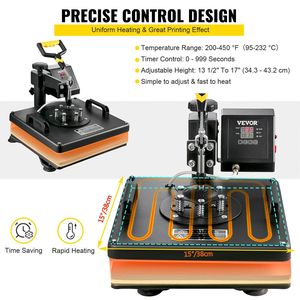 Pressa a Caldo Elettrica 6-in-1 per Tazze e Cappelli, Taglierina per Vinile da 28 Pollici, Trasferimento Termico Manuale per Tappetini Mouse, Stampa Digitale su Carta, Nuovo Supporto da Pavimento - Product Image 5