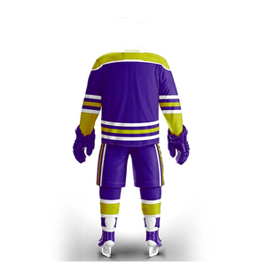 Custom Ice Hockey <b>Athletic</b> Teamwear Supplier Ice Hockey Sports Uniform Manufacturing Manufacturer Custom Ice Hockey Durable Team - Product Image 3
