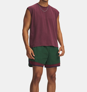Men Vintage Color Block Running Shorts Quick Dry <b>Athletic</b> Training Shorts Lightweight Gym Workout Sports Shorts Performance - Product Image 3