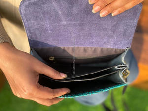 Bolsos de hombro de piel con estampado Floral en relieve con estilo occidental para mujer - Product Image 6