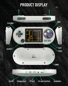 <span class=keywords><strong>Console</strong></span> de jeu portable SF2000 IPS, lecteur de jeux rétro portable, écran de 3 pouces avec 6000 jeux pour MAME GBA, jeux de puzzle pour enfants - Product Image 6