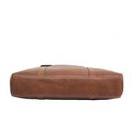 Sacoche pour ordinateur portable en cuir Crazy Horse, étui de protection, sac messager professionnel, sac bandoulière, sac à main, logo personnalisé, de haute qualité