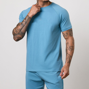 High Quality 100% Cotton <b>Tshirts</b> for Men Oversized White Blank T-Shirt Custom DTG Printing Wholesale - Product Image 4