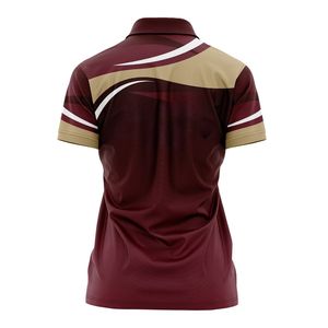 Jersey Deportivo de Golf Sublimado Personalizado OEM/ODM, Transpirable, Estampado Vintage, de Manga Corta, en Spandex/Poliéster - Product Image 6