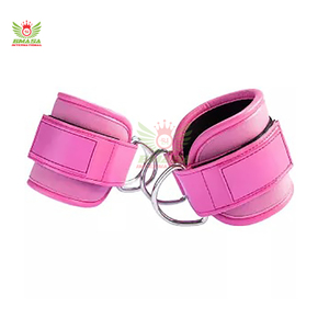 สายรัดข้อเท้าปรับได้ทำจากนีโอพรีนและหนัง พร้อมแผ่นรองกันลื่นสำหรับออกกำลังกายแบบคิกแบ็คและบริหารกล้ามเนื้อก้น  รับทำโลโก้ตามสั่ง - Product Image 1