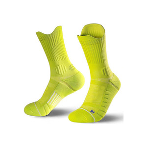 Men's Ankle Sports <b>Socks</b> <b>Black</b> White Geometric Pattern Anti-Slip Knitted Polyester Spandex Summer Breathable - Product Image 6