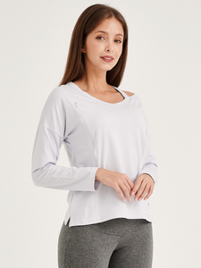 Blusa de Maternidad Bmama de Manga Larga con Abertura Lateral Oculta para Lactancia, Camiseta de Embarazo y Posparto, Venta al Por Mayor - Product Image 1