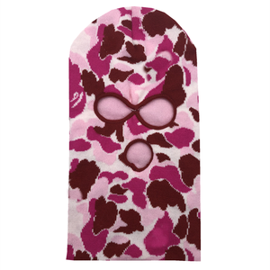 Pasamontañas de punto para hombre al por mayor, máscara facial completa con 3 orificios, diseño exclusivo, con MOQ bajo - Product Image 1