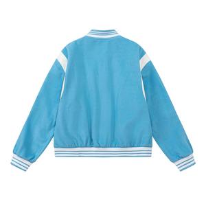 Blouson universitaire décontracté uni avec broderie personnalisée sur le devant, col montant, Leatherman, haute qualité, respirant, séchage rapide, vente en gros - Product Image 2