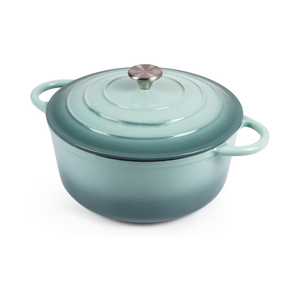 Olla para sopa de restaurante de hierro fundido esmaltado de 26cm personalizada al por mayor, utensilios de cocina, cazuela antiadherente esmaltada, olla para sopa de estofado de Horno Holandés - Product Image 5