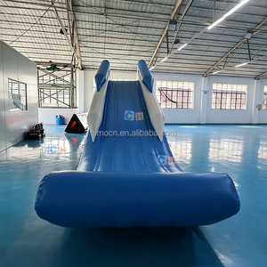 Tobogán Acuático Inflable para <span class=keywords><strong>Playa</strong></span>, Tobogán Doble para Barco, PVC Resistente, Diversión Acuática para Niños y Adultos - Product Image 2