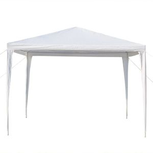Tente de camping blanche 3 x 3 m imperméable avec tubes en spirale pour les aventures en plein air - Product Image 3