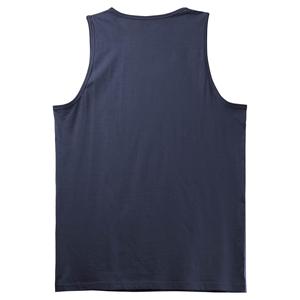 Men's Solid <b>Navy</b> Blue O-Neck Knitted Tank <b>Top</b> Casual Plain Dyed Sleeveless Vest - Product Image 6