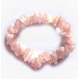 Pulsera Elástica de Cuarzo Rosa con Piedras Preciosas, Pulsera de Ágata de Amor de Cuarzo Rosa para Hombre y Mujer, Joyería de Moda - Product Image 2