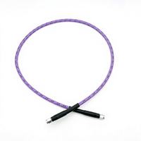 Câble de test coaxial blindé VST 2,4 mm M-F DC-50 GHz, haute précision, phase stable, pour micro-ondes (PTFE/FEP 50 Ohm, longueur 1 m)