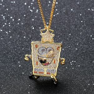 Pendentif Glace Personnage de Dessin Animé de Luxe RAMDUT IMPEX en Argent 925 et Moissanite, Bijoux Hip-Hop Certifiés GRA pour Fêtes et Événements, Tendance Mode - Product Image 3