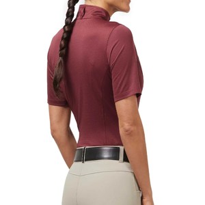 High Quality 4way Stretch Horse Riding Equestrian Shirt <b>Top</b> Base Layer Competition Show Shirt Polo in Soft Feel Technical Fabric - Product Image 3