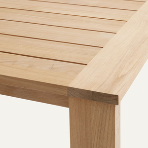 Mesa de Comedor de Madera de Teca Sólida de Lujo para Jardín y Patio - Product Image 4