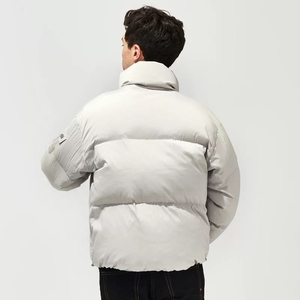 Hot Selling Warm <b>Men's</b> Autumn Outerwear Plus Size Welt Pocket Bomber <b>Jacket</b> High Neck Waterproof Windproof Hooded for <b>Men</b> - Product Image 2