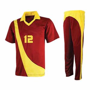 2025 Arrival Sportswear Men Sublimated <b>Cricket</b> Uniform Plus Size Short Sleeve Complete <b>Kit</b> with Custom Patches - Product Image 4