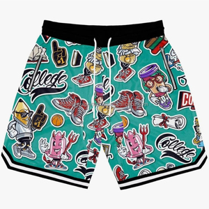 Manufacturer Custom Gym Shorts Embroidered Breathable Mesh Hole Inner <b>Tights</b> Premium Exercise Training Workout Shorts Men - Product Image 6