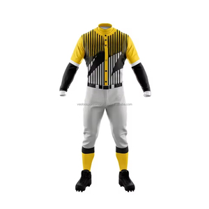 Ensemble d'uniformes de baseball et softball à sublimation personnalisée de la meilleure qualité maillot et pantalon pour hommes prix de gros respirant et raisonnable - Product Image 5