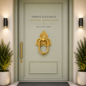 Luxury Brass Sunburst <b>Door</b> <b>Knocker</b> Decorative Vintage <b>Front</b> <b>Door</b> Hardware Elegant Entrance Accent for Homes Villas Hotels Decor - Product Image 4