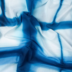 Vente en gros de tissu tie-dye en coton 120 g/m² de qualité supérieure au design Shibori rouge jaune pour rideaux légers, chemises et vêtements - Product Image 6