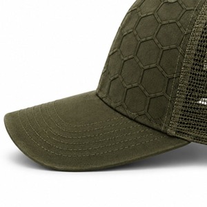 Casquette Trucker en Toile à 6 Panneaux Personnalisée par le Fabricant, Style Hip Hop Décontracté, avec Logo Brodé en Patch et Échantillon Gratuit - Product Image 2