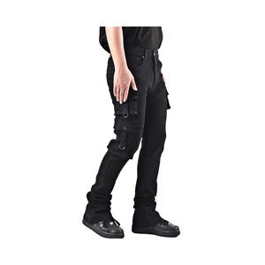 CLOVIX SPORTS Jeans de Mezclilla Holgados Vintage Personalizados para Hombre, Estilo Y2K, Lavado Ácido, Desgastados, Azules, Venta al Por Mayor, Marca Privada, OEM - Product Image 2