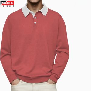 Polo à manches longues pour homme de style moderne, vêtements de mode avec logo personnalisé, impression de logo, OEM ODM, approvisionnement en gros - Product Image 1