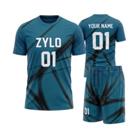Seragam Jersey Tim Flag Football 7v7 Custom untuk Remaja, Lengan Pendek, Bahan Kompresi