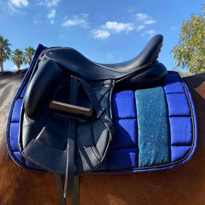 Almohadillas para Silla de Montar de Alta Calidad, Línea Clásica, Azul Brillante, Almohadilla para Silla de Montar de Doma Clásica, Gran Calidad - Product Image 3