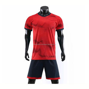 Conjunto de Camisetas de Fútbol para Hombre, Uniformes de Entrenamiento de Fútbol, Talla Grande, Manga Corta, Transpirable, Sublimado - Product Image 4