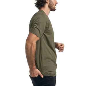 T-shirt de musculation pour homme, col rond, polyester/coton, pour la salle de sport et les exercices. - Product Image 5