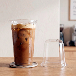 Transparent PP <b>Plastic</b> <b>Cups</b> With Lids Round Beverage <b>Cup</b> For Coffee Bubble Tea Juice Smoothie 12 16 22 Oz Disposable <b>Cup</b> - Product Image 6