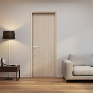 Puertas Interiores de WPC de Diseño Duradero al por Mayor para Dormitorio o Taller, Superficie Acabada, Resistentes al Agua y al Moho, Puertas de Polímero - Product Image 2