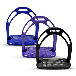 Estribos para Caballos, Estribos Ecuestres, Estribos de Seguridad de Acero Inoxidable, Antideslizantes, Ligeros, Ajustables y Anchos - Product Image 1