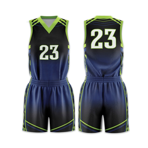 Ensemble d'uniformes de basketball personnalisés pas chers, sans manches, respirants, grandes tailles, avec logo frontal imprimé par sublimation, livraison rapide - Product Image 6