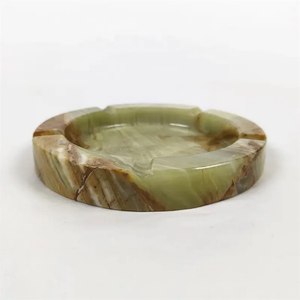 Bandeja Decorativa de Ónix Verde Multicolor en Forma de Burbuja, Bandeja de Servir de Piedra Natural Hecha a Mano, Proveedor Mayorista de Bandejas de Ónix de Lujo - Product Image 2
