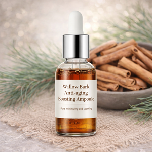 Ampoule Premium Anti-Âge Revitalisante à la Cope de Saule avec Collagène, Glycérine et Acide Hyaluronique – Sérum Hydratant – Formulé en Corée (ODM/OBM) - Product Image 1