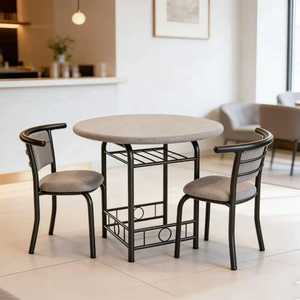 Mesa de Comedor de Madera de Roble Natural, Mesa de Cocina Rectangular con Patas Cónicas Sólidas, Mesa Central Grande para 6-8 Personas para Sala de Estar - Product Image 3